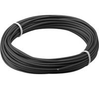 250x Goobay 55045 toron de cuivre isolé, 10 m, noir - câble en cuivre monofilaire, multifilaire (18x 0,1 mm)