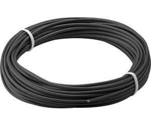 250x Goobay 55045 toron de cuivre isolé, 10 m, noir - câble en cuivre monofilaire, multifilaire (18x 0,1 mm)