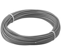 250x Goobay 55047 toron de cuivre isolé, 10 m, gris - câble en cuivre monofilaire, multifilaire (18x 0,1 mm)