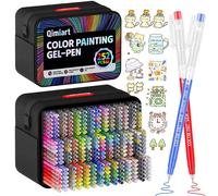252 stylos gel, ensemble de stylos gel, pointe fine de 0,6 mm