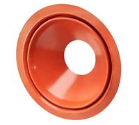 254-483 mm Solin de toit en silicone avec base métal, étanchéité pour cheminée, poêle à bois et tuyau d'aération