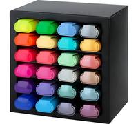 [254602] Faber-Castell Set Bureau de 24 Surligneurs Textliner 46 Assortis