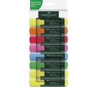 Faber-Castell Surligneur TEXTLINER 48 – étui 8, couleurs néon, pointe biseautée 1–5mm, rechargeable