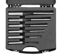 25490 - Coffret de 6 fraises à languettes pour rainures, avec canaux d'évacuation des copeaux - Sens de rotation droit - Ø 6-8 mm, 10-12 mm, 14-16 mm