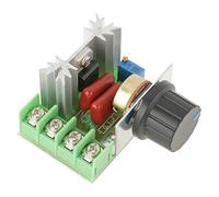 25A Contrôleur Vitesse Dimmer SCR 2000W AC AC 50-220V Walfront Contrôleur de Vitesse de Température Régulateur Tension Ajustable Manette de La vitesse de Moteur