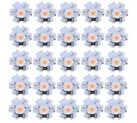 25Pcs LED Perles De Lampe 5V LED Puces 200LM 1W Haute Puissance SMD LED Lampe Puce Ampoule pour Home Studio Exposition Foodlight / Spot Ampoule Remplacement(Lumière rose 380-840NM)