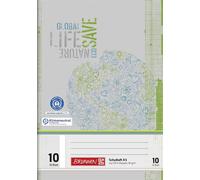 25X BRUNNEN 104511001 HeftA5 16Bl Lin 10 RCP