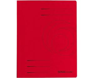 25x herlitz 10902898 Schnellhefter Quality Karton rot DIN A4