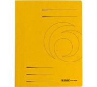 25x herlitz 10902914 Schnellhefter Quality Karton gelb DIN A4