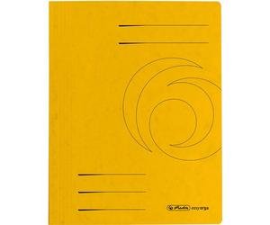 25x herlitz 10902914 Schnellhefter Quality Karton gelb DIN A4