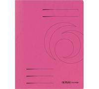 25x herlitz 11159910 Schnellhefter Quality Karton pink DIN A4