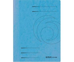 25x herlitz 11199106 Schnellhefter Quality Karton hellblau DIN A4