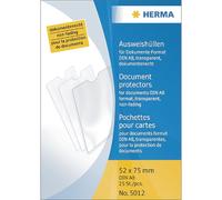 25x Herma 5012 pochettes d'identité 52x75 mm pour documents format A8