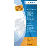 25x Herma 5044 Pochettes pour cartes d'identité 3x71x11