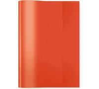 25x Herma 7482 Protège-cahier PP - A5 transparent/rouge