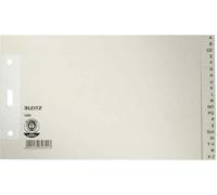25x Leitz 1206-01-85 Répertoire papier A - Z A5 horizontal extra large 100 g/qm 20 feuilles gris