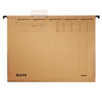 25x Leitz 1916-00-00 Pochette à suspendre ALPHA® - avec grenouilles sur le côté, carton natron, marron naturel