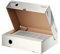 25x LEITZ 6134-00-00 Boîte d'archives easyboxx, A4, 8cm, blanc