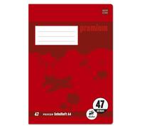25x Staufen® 734010347 Cahier PREMIUM LIN 47 - A4, 16 feuilles, 90 g/qm, quadrillé