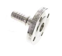 25x40 mm Pilier de tuyau en acier inoxydable 1.4401 avec bride PN 10/16/25/40 DIN EN 14423 / DIN 2826