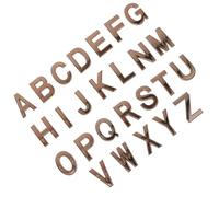 26 Pièces Lettres Adhésives pour Porte, Panneau Alphabet 5cm, ABS | Finition Brillante, Relief Tridimensionnel, Lecture Facile, pour Boîte aux Lettres, Maison et Hôtel