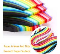 260 feuilles, 26 couleurs, emballage en papier gaufré à la main, bandes de papier coloré, rouleaux de papier coloré pour peinture décorative, kit de peinture décorative pour débutants avec dégradés de