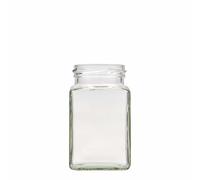 260 ml en verre carré, ouverture : Twist-Off (TO 58)