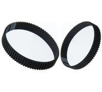 2604736001 2604-736-001 Courroie d'entraînement pour rabot compatible avec Bosch PHO 1, PHO 100, PHO 15-82, PHO 16-82, PHO 20-82, 2 pièces