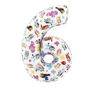 26In Bluey Number 6 Foil Balloon