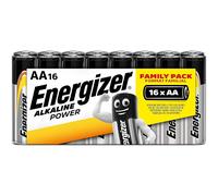 Energizer Piles AA alcalines Power – 16 unités (27523)