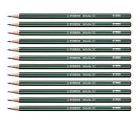 STABILO Crayon graphite Othello 3B, tête trempée - Lot de 12 crayons papier