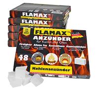 288 x / 576 x / 1152 x cubes d'allumage pour cheminée, allume-charbon, allume-feu, allume-barbecue, four, allume-charbon en laine d'allumage Flamax, nombre : 24 paquets = 1152 cubes