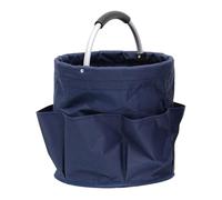 28x28x28cm Sac De Rangement Pliable, Sac Fourre-Tout À Outil, Sac Fourre-tout De Jardinage, Panier Cylindrique Avec 6 Poches Latérales, Seau De Rangement Portable Pour Les Produits Nettoyage Voyage