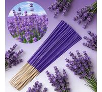 29/40/115/200 pièces Bâtons d'encens à la lavande - Bâtons d'encens en bambou, parfaits pour l'aromathérapie, le yoga, la méditation, la fragrance de la maison et du bureau - Coffret cadeau idéal pour