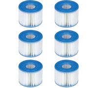 29001B01DEMGBAI Cartouches filtrantes pour piscine Intex-29001E PureSpa Type S1 Easy Set, (6 Fil, 1 paquet, bleu)