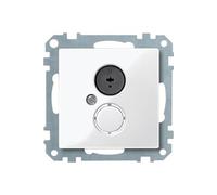 296919 Prise de raccordement haut-parleur, Blanc polaire, système M