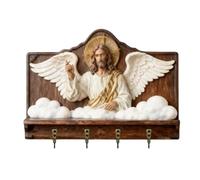 2d Jesus Design Keychain Rack - Jesus Communion Wall Key Holder