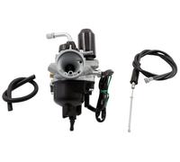 2EXTREME carburateur 12 millimètres PHVA PHVN compatible avec Piaggio Sfera | Kit incluant starter électrique et câble d'accélérateur; gicleurs 70/M6 et 35; compatible avec Vespa ET2 50, TPH 50, Zip 2 50