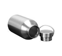 2L Stainless Steel Water Bottle - 304 Stainless Steel Single Wall Sports | Handle And Lid | Large Capacity Outdoor Water Flask For Camping, Hiking, Fishing, Gym, Travel And Summer Activities