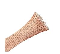 2M/5M Cuivre 2mm ~ 30mm Placage Haute Densité Extensible | Câble de fil de signal de blindage à gaine métallique blindé(Width 25mm,2 Meter)