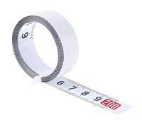 2m Mètre à Ruban en Acier au Carbone Auto-adhésif, Gauche à Droite | Règle Métrique Auto-adhésive, 13mm Ampleur, Tape Measure, pour Mesurer établis, Table, Machine, Onglet