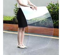 2mm Plaques De Toit en Polycarbonate Transparent,Planche en Plastique PC, Endurance, Panneaux De Serre, Jardin, Auvents, Fenêtres, Terrasse, Balcon(Brown,1.220m x 15.0m)