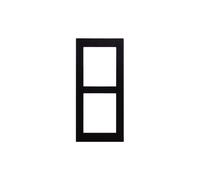 2N Telekomunikace Cadre apparent IP-Verso 2 modules 9155022B noir