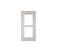 2N Telekomunikace Cadre mural Verso IP 9155012 2 modules Nickel Inox Extérieur