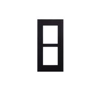 2N Telekomunikace Cadre encastré IP-Verso 9155012B à 2 modules Noir