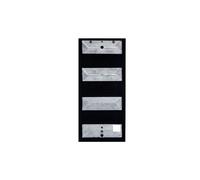 2N Telekom IP Verso Plaque de montage double (noire)