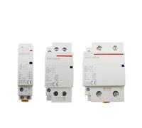 2P 16-100A AC 110V 220V 50/60Hz Din Rail Household AC Modular Contactor Switch Controller 2NO 2NC 1NO 1NC CZAOINCU(DC 24V,20A_2NC)