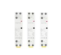 2P 16A 20A 25A 1NO 1NC 2NO 2NC AC 220V 230V 50/60Hz Din Rail Mounted Household Modular AC Contactor for Home House Hotel(2P 20A 2NO)