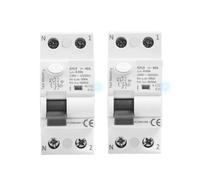2P 40A 30MA Type AC et TYPE A RCCB résiduel magnétique | Disjoncteur de courant AC ELCB, Compatible avec GEYA, GYL9(TYPE A,2P 40A 30mA(0.03A))