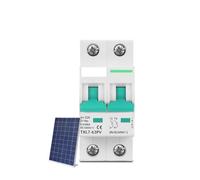 2P DC 1000V MCB Solar Circuit Breaker Overload Protection Battery Switch 10A 16A 20A 25A 32A 40A 50A 63A Photovoltaic PV CZAOINCU(20A)